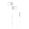 BLUE STAR vezetékes fülhallgatók Jack 3,5 mm mikrofonnal PA-E67 1,2 m fehér 
