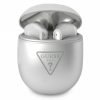 GUESS wireless earphones bluetooth TWS + docking station GUTWST82TRS (Triangle Logo) silver