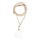 STONE Phone lanyard, Phone pendant / cord length 82cm (41cm in the loop) / on neck - orange