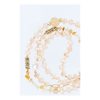 STONE Phone lanyard, Phone pendant / cord length 82cm (41cm in the loop) / on neck - orange