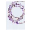 STONE Phone lanyard, Phone pendant / cord length 82cm (41cm in the loop) / on neck - purple