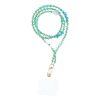 STONE Phone lanyard, Phone pendant / cord length 82cm (41cm in the loop) / on neck - turquoise