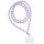 COLORFUL Phone lanyard, Phone pendant / cord length 120cm (60cm in the loop) / on neck - purple