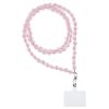COLORFUL Phone lanyard, Phone pendant / cord length 120cm (60cm in the loop) / on neck - lite pink