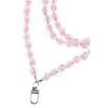 COLORFUL Phone lanyard, Phone pendant / cord length 120cm (60cm in the loop) / on neck - lite pink