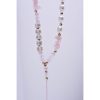 HAPPY Phone lanyard, Phone pendant / cord length 44cm (22cm in the loop) / on hand - lite pink