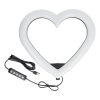 LED Ring Stream RGB lamp 12inch with holder for mobile HEART + tripod JM33-13 black