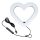 LED Ring Stream RGB lamp 10" with holder for mobile HEART + tripod JM26-10 black