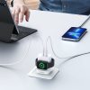 VEGER travel charger USB A + Type C + wireless charger compatible with Apple Watch PD QC3.0 3A 25W W002E white