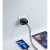 VEGER travel charger USB A + Type C + wireless charger compatible with Apple Watch PD QC3.0 3A 25W W002E white