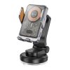 HOCO car phone holder with wirelles charging - windshield / center console 15W HW8 black