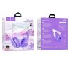 HOCO wireless bluetooth headphones W42 Cat Ear purple grape