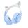 HOCO wireless bluetooth headphones W42 Cat Ear crystal blue
