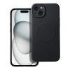 SILICONE MAG COVER case MagSafe kompatibilis - IPHONE 15 Plus black