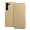 DUAL POCKET Oldalra nyíló tok - SAMSUNG S24 Plus gold