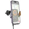 HOCO car holder with wireless charging - air vent 15W HW7 gray