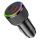 HOCO car charger 2 x Type C QC PD 50W NZ14B black