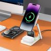 EOL HOCO wireless charger 3in1 MagSafe kompatibilis 15W CQ10 milky white