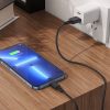 HOCO cable USB A to Lightning 2,4A X90 1m black