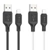 HOCO cable USB A to Lightning 2,4A X90 1m white